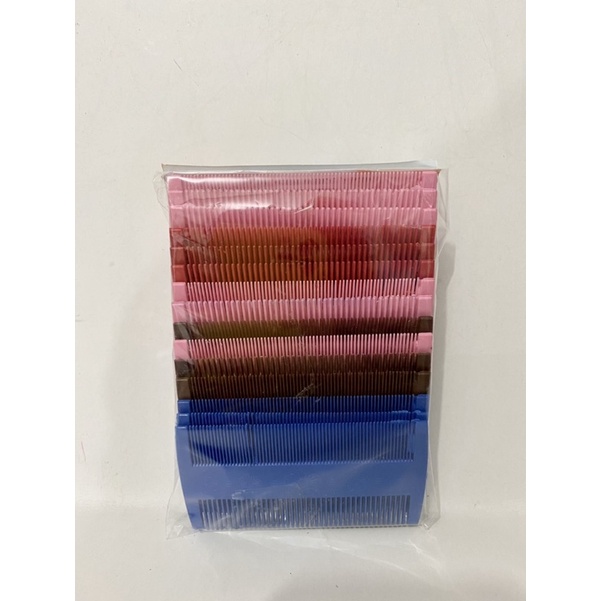 Isi 15pcs SRIT KUTU PLASTIK KUALITAS BAGUS/ sisir kutu plastik / Sisir SERIT PLASTIK isi 15pcs