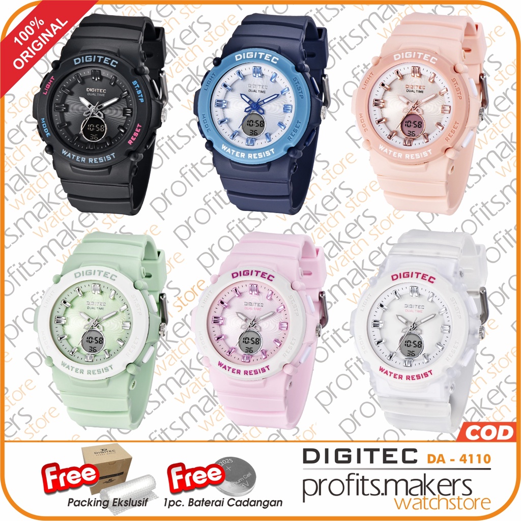 DIGITEC DA 4110 / DA-4110 / DA4110 Watch DG Jam Tangan ORIGINAL