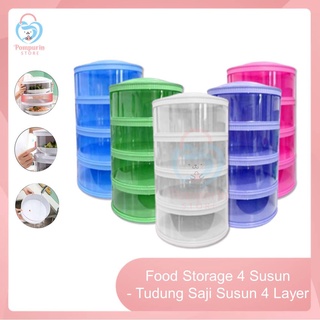 Food Storage 4 Susun  - Tudung Saji Susun 4 Layer