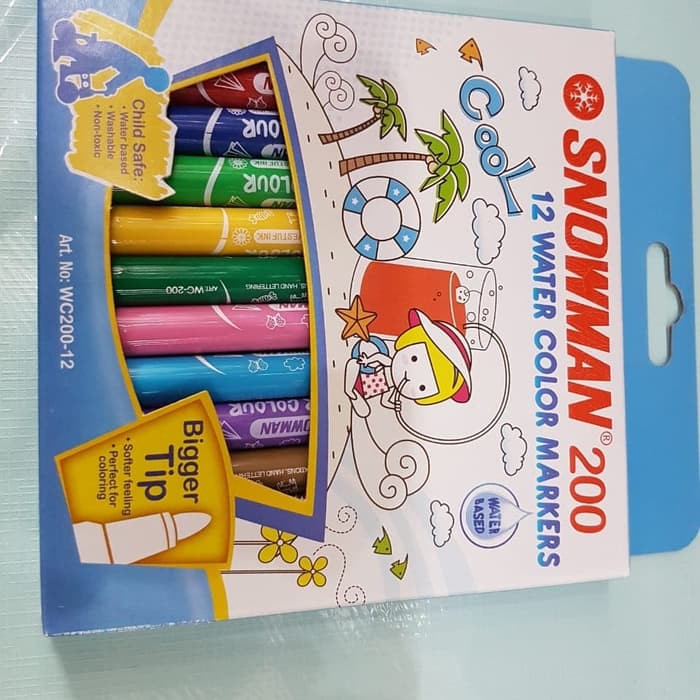 

SNOWMAN Water Colour Marker WC-200/12