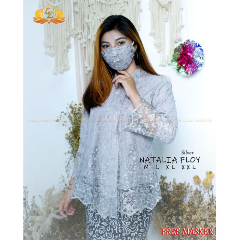 TERBARU!!! SETELAN KEBAYA TULLE NATALIA / KEBAYA FLOY TILLE / KEBAYA TILLE BUSUI