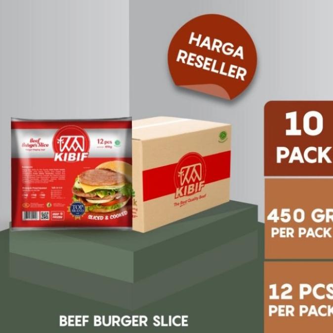 

1 Karton Berisi 10 Pack Kibif Beef Burger Slice Dengan Isi 12 Pcs Nellysuryawati2