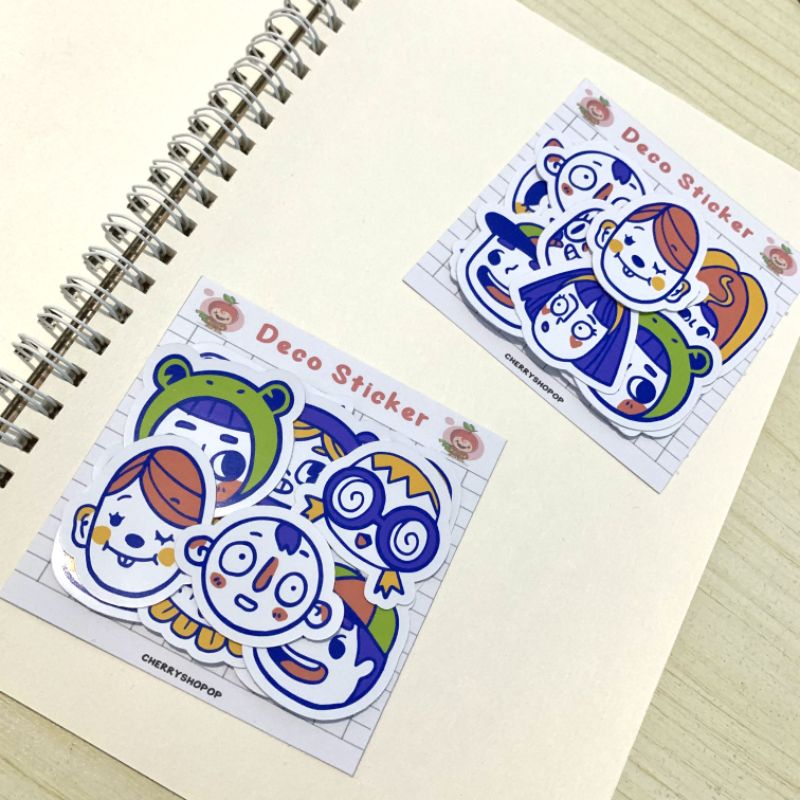 

Die Cut Stiker Series l Stiker Pack Hoolly Grape Series