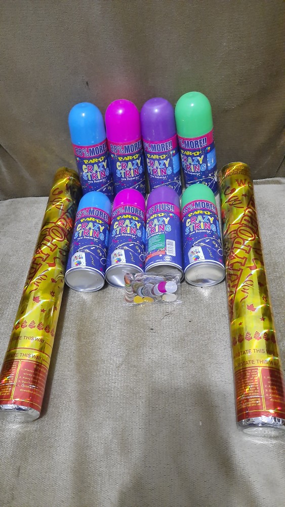 Party Spray / Semprotan String / String Spray / Snow Spray / Semprotan Salju