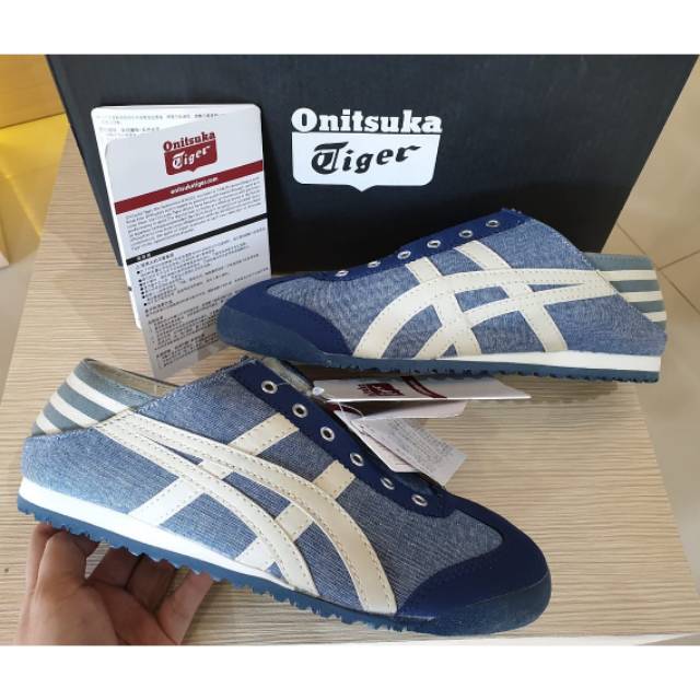 Sepatu Jepang Slip On Denim Paraty