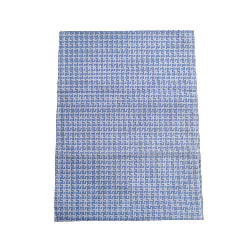 Kain Pastel Motif Simetris Warna Biru Langit Katun Primis Berkulitas