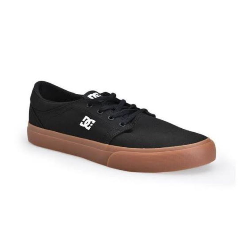 DC Trase Tx Black Gum Shoes Original Resmi