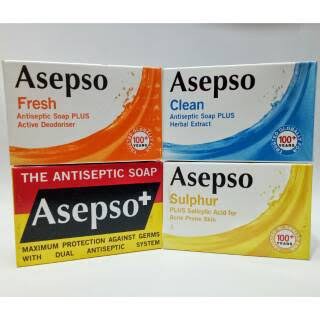 SABUN MANDI ASEPSO SABUN MANDI ANTISEPTIK ASEPSO 80 GRAM ANTI KUMAN BAKERI SABUN BATANG