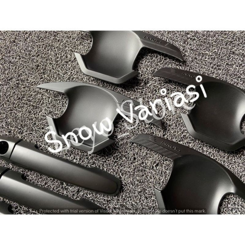 Inova 2004 - 2015 Paket Mangkok Outer Handle Tank Cover Grand Hitam