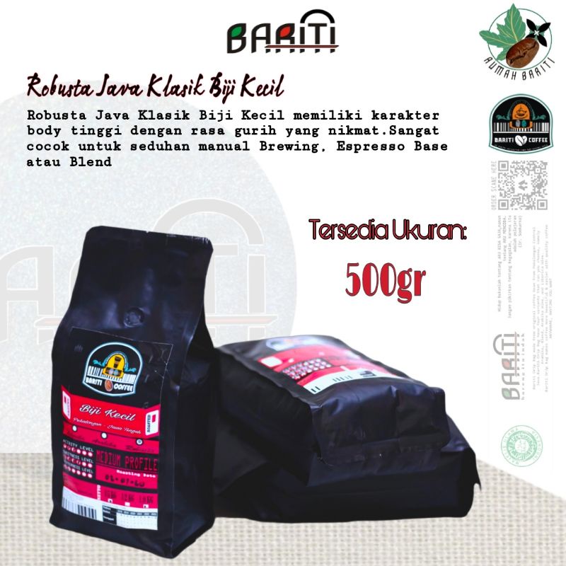 

Kopi Robusta Pekalongan Biji Kecil (Berat: 500gr)