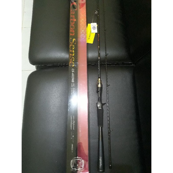 Fishing Rod Joran Stick katrol Pancing Seahawk Carbon Sense Bait Casting BC 602 Mb 180 10-20 Lb