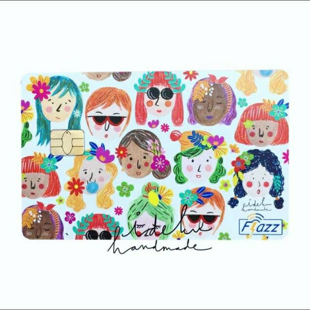 Ideku handmade - kartu flazz faces