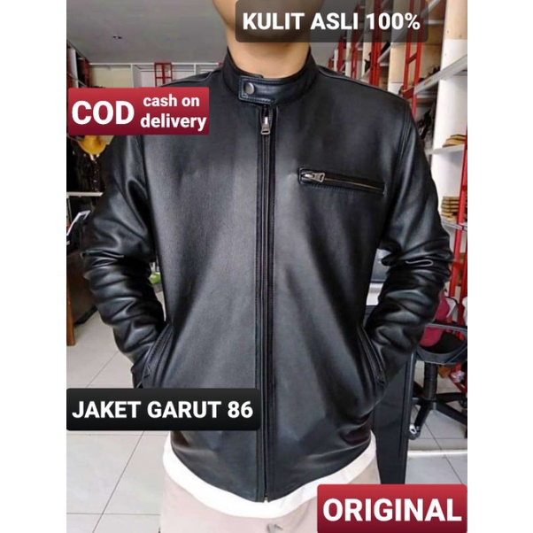 Jaket Pria Kulit Asli Domba Model Model Slimpit Dan Ukuran Jumbo Jaket Kulit Asli Garut Sukaregang Anti Api Anti Air New Elegant