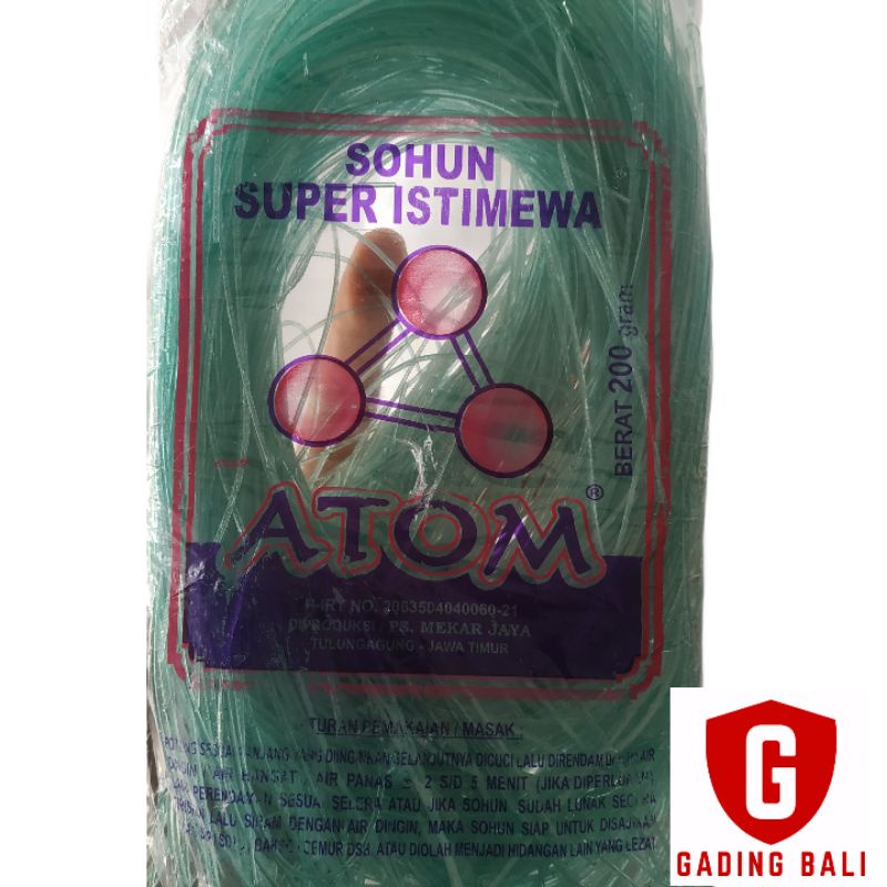 Mi soun / sohun cap atom kemasan 200gr