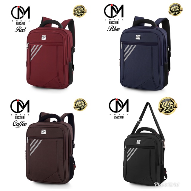 Best seller tas ransel tas punggung bisa selempang OMNIA 8522 & 8527