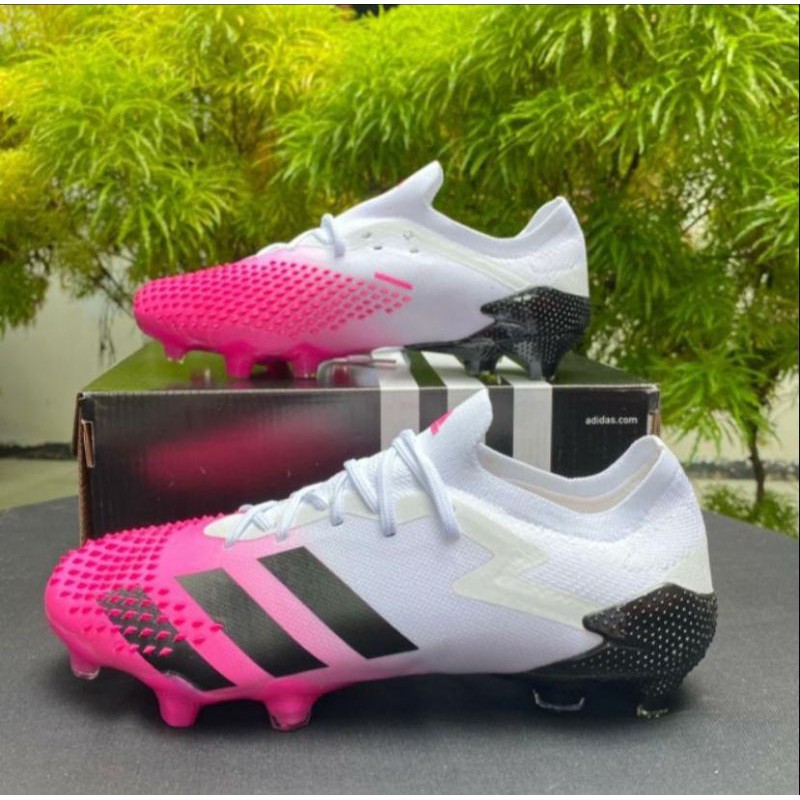 [BISA COD] SEPATU BOLA ADIDAS PREDATOR 20.1 PINK PEACH FG
