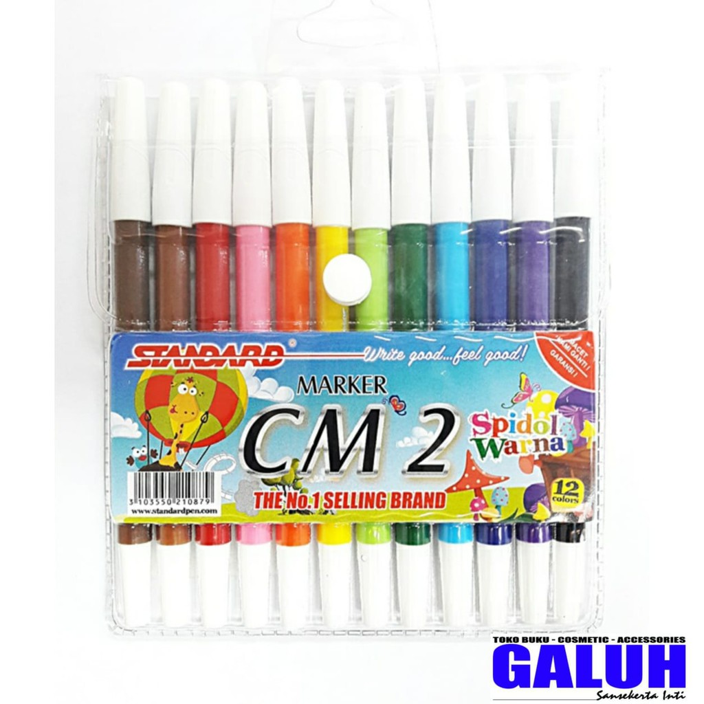 

Spidol 12 Warna CM 2 Standard