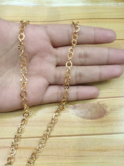 Kalung wanita // kalung donat //kalung lapis emas // perhiasan // kalung pj 45cm