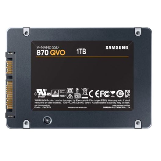 Samsung SSD 870 QVO SATA-3 1TB - MZ-77Q0BW - Black