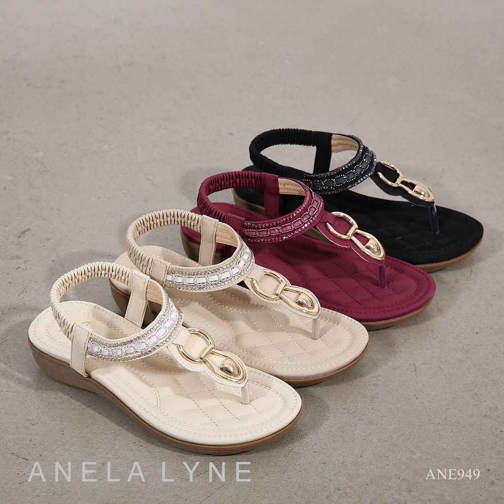 SEPATU WEDGES/SLOP/SANDAL ANELA LYNE SARENA ANE949