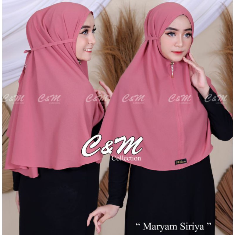 bergo maryam/bergo instan/jilbab bergo maryam/bergo tali maryam/khimar bergo maryam tali