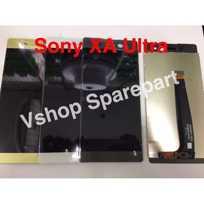 Promo Lcd Touchscren Sony Xperia C6 XA Ultra F3216 Black White Gold - Putih Diskon