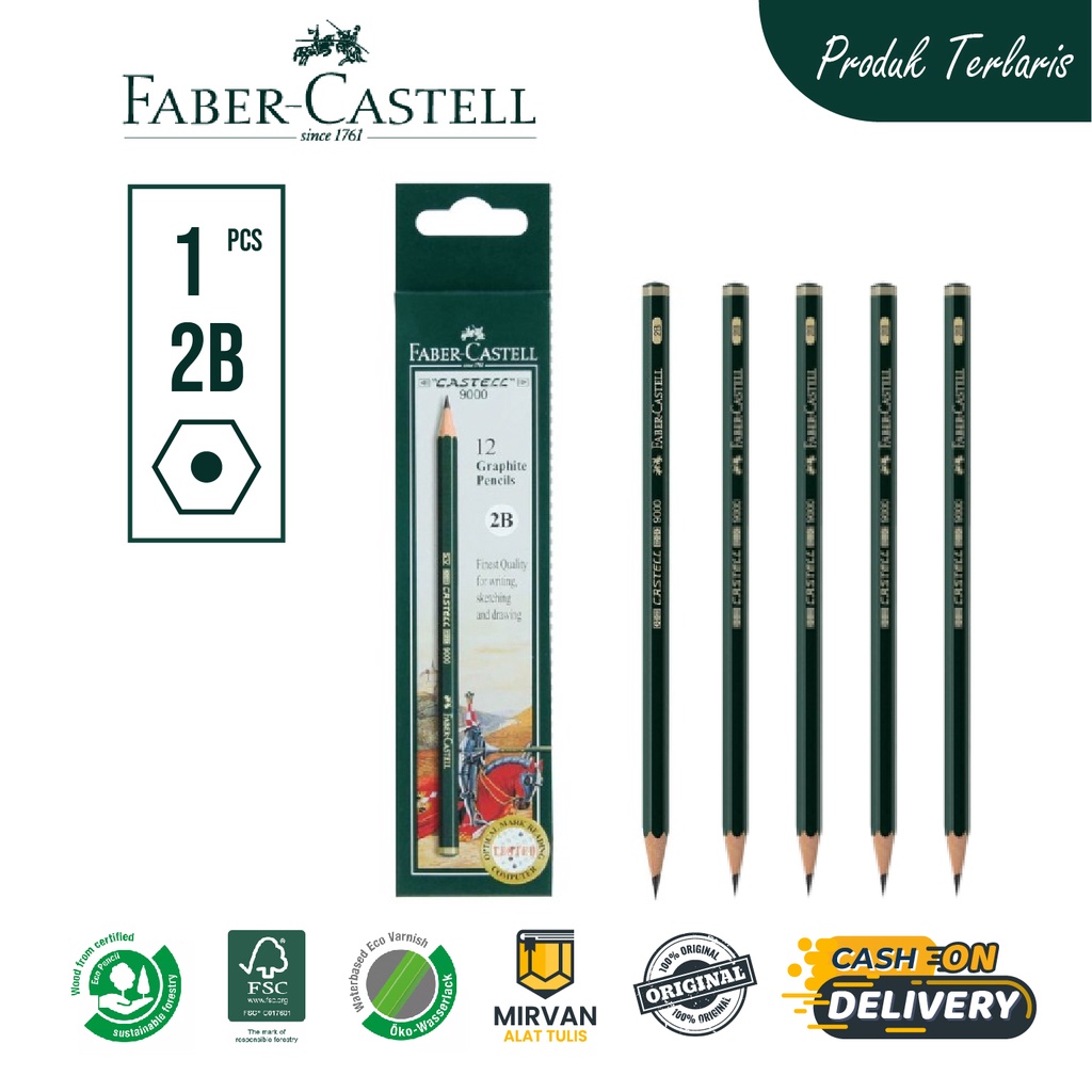 

Pensil 2B Faber Castell