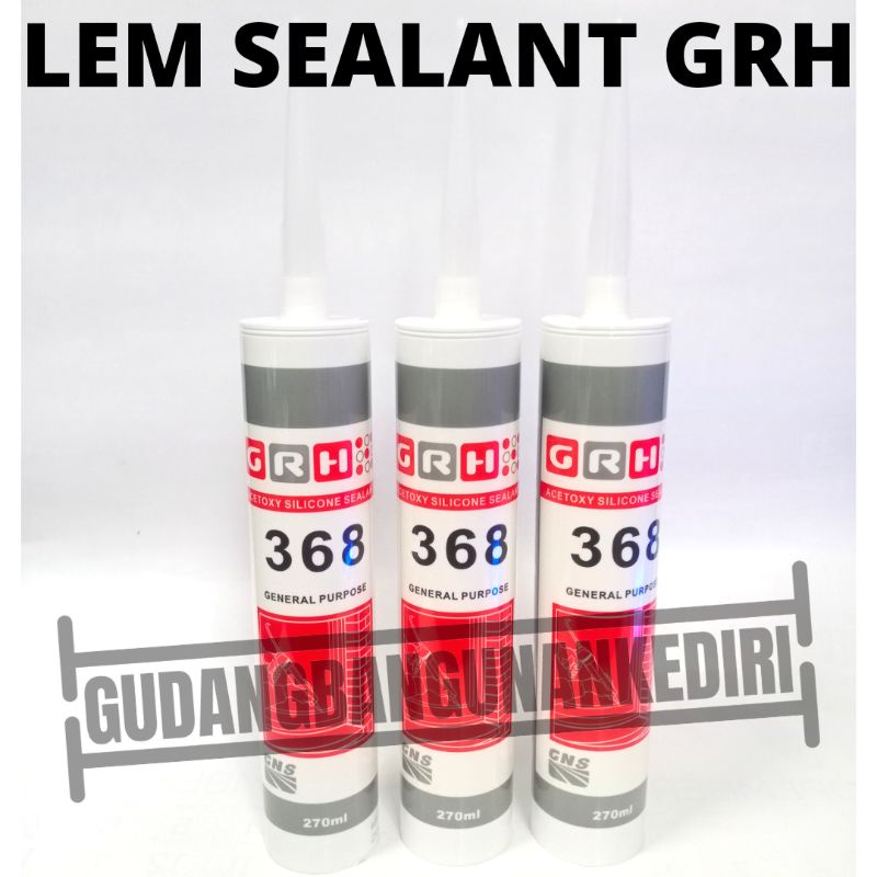 Lem Kaca Lem Sealant botol silikon norton Grh 368 v tech one drop dobelsil general purpose serbaguna