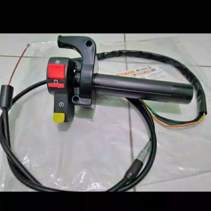 PAKET Gas Spontan YZ plus Saklar Kanan 2 Tombol starter KTC dan lampu RX KING CB Ninja RR
