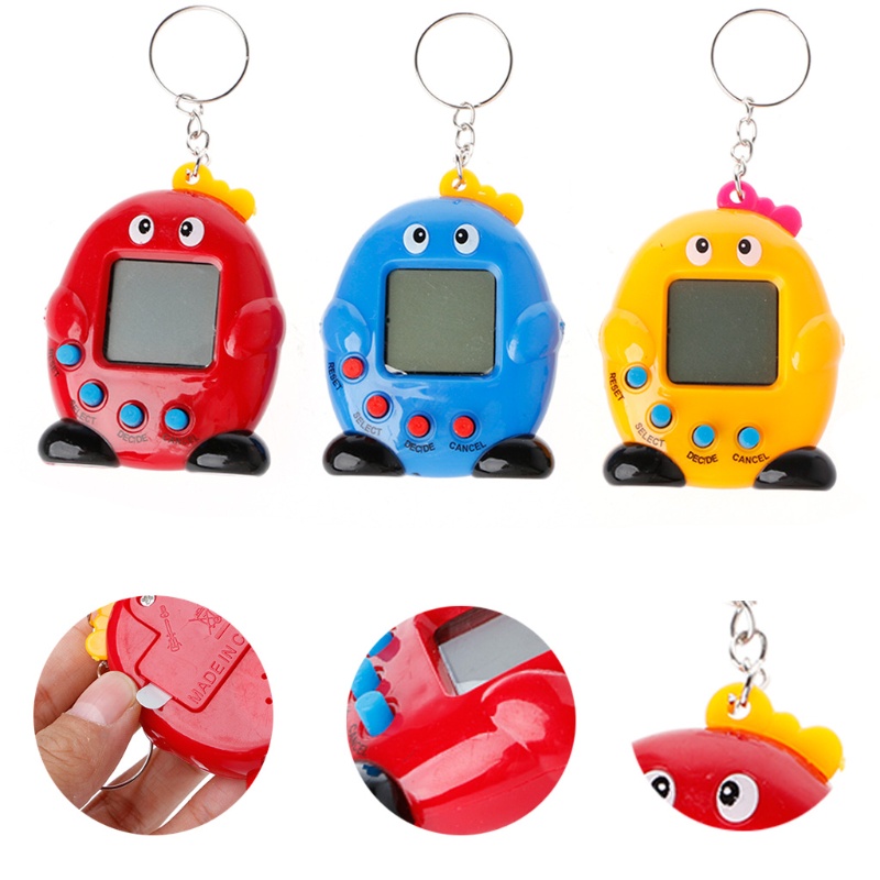 Zzz Kartun Pinguin Elektronik Pet Mini Genggam Game Mesin Hadiah Mainan