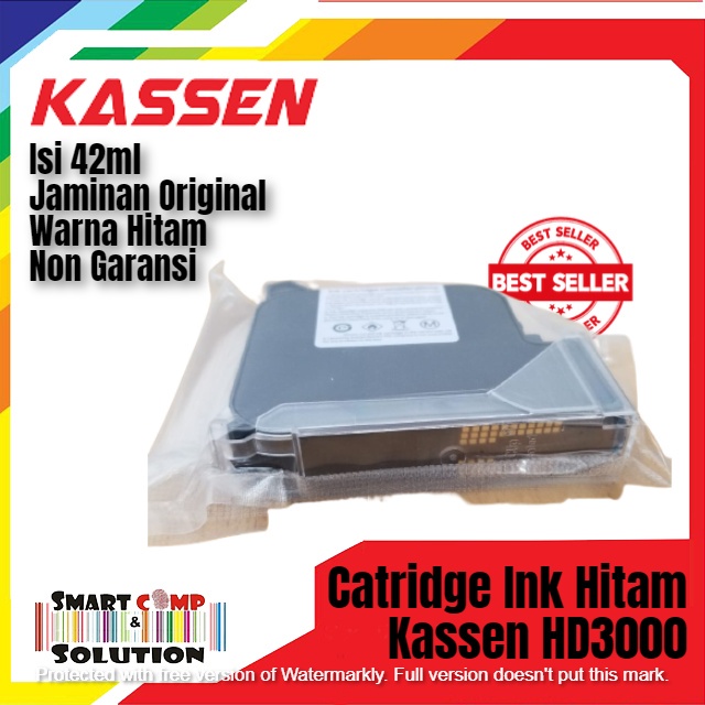 Tinta Catridge Ink Hitam Printer Inject - Kassen HD3000 / HD-3000