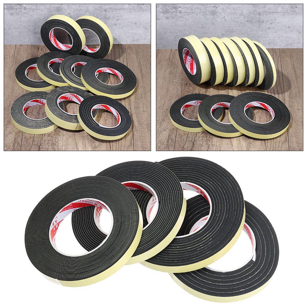 Preva 1pcs Seal Strip Perangkat Keras Kamar Mandi Jendela Pintu Insulasi Suara Weather Stripping Rubber Strip Tape