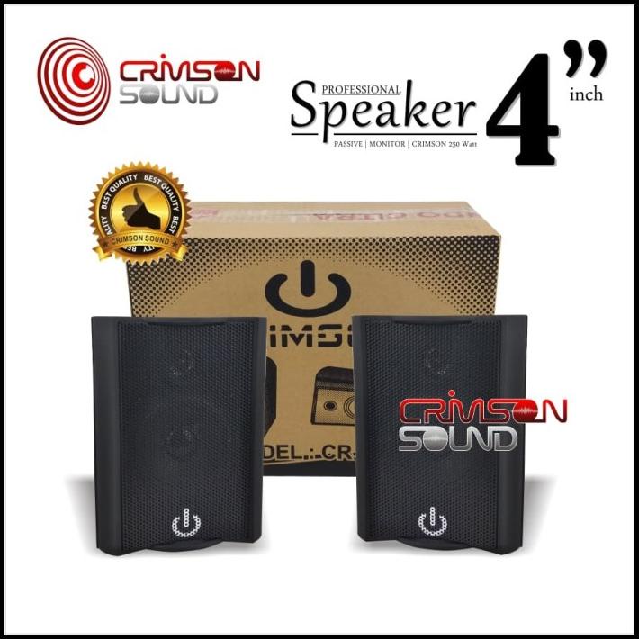 Speaker 4 Inch Pasif Crimson Cr-402 2 Way Monitor