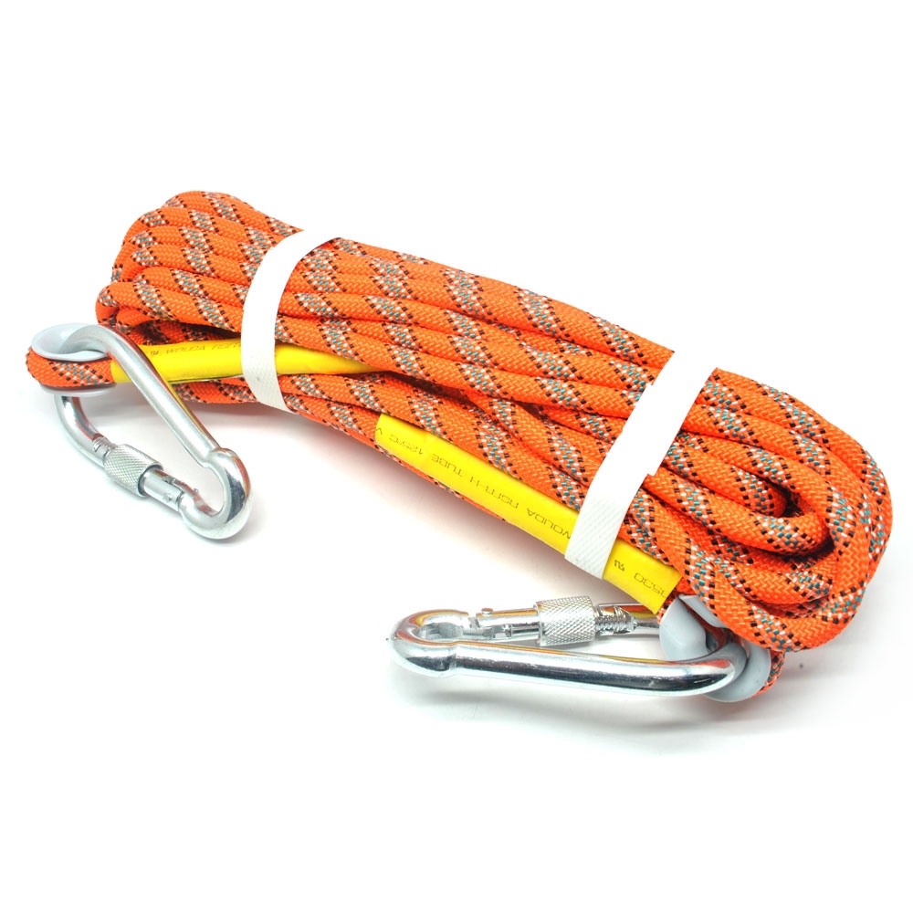 NTR Tali rappelling Safety Climbing Rope 10 Meter - E203950 - Orange