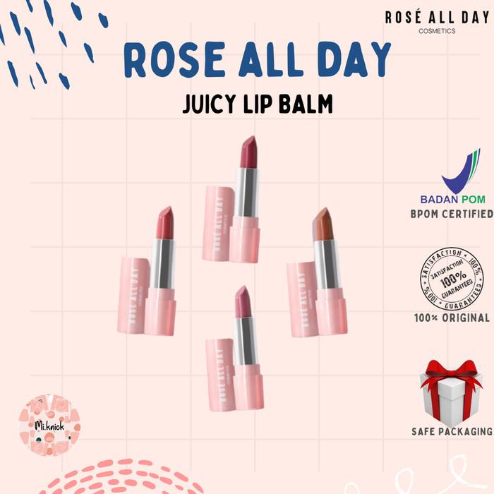 Jual Lip Rose All Day Rose All Day Juicy Lip Balm Shopee Indonesia