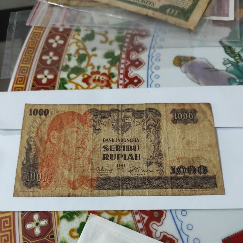 uang 1000 sudirman tahun 1968