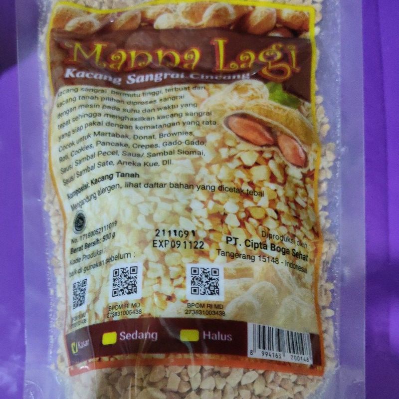 

KACANG OVEN CACAH 500GR