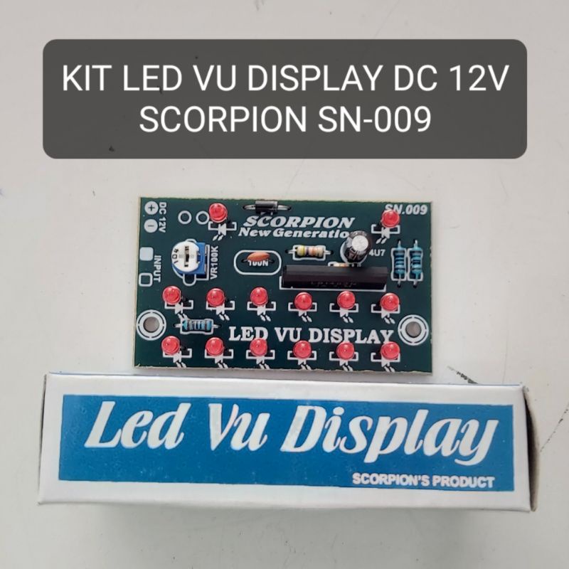 Kit Led VU Display SN-009 Scorpions Kit IC LM1403N