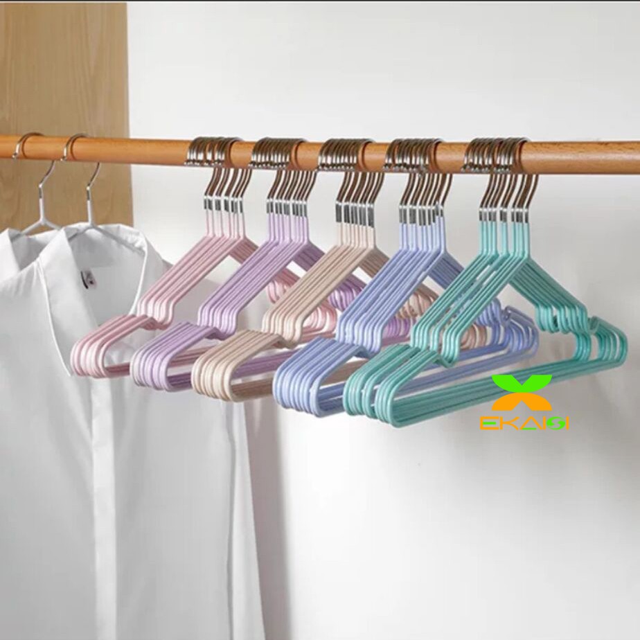 Ekaisi Hanger baju gantungan baju  anti karat hanger pakaian dewasa hanger stainless