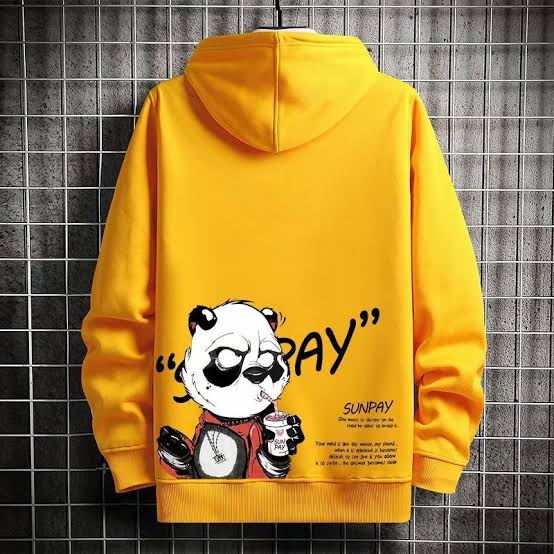 Sweater PANDA Oblong / Hoodie SUNPAY Jumper Pria Wanita Bahan Fleece Ukuran S M L XL XXL XXXL