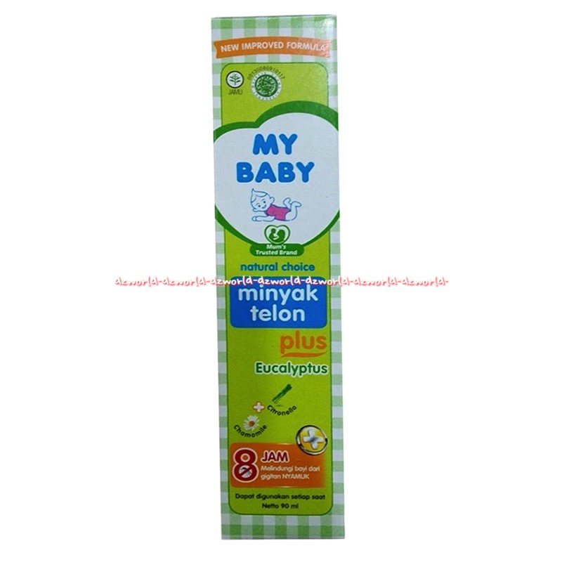 My Baby Minyak Telon Plus 90ml Melindungi Anak Dari Gigitan Nyamuk Selama 8 Jam