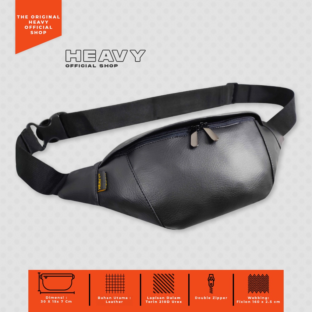 [WAIST BAG HEAVY] - Tas Pinggang Pria / Wanita - Waistbag Heavy