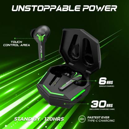 WeCool Freesolo x3 Bluetooth Earphones Earbud Gaming Bluetooth dengan Latensi Rendah 60ms Headset Bluetooth Waktu Putar 30 jam