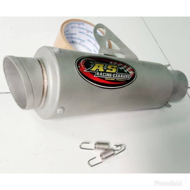 Jual Silencer Knalpot As Racing Original Sandblast Silencer Only Shopee Indonesia