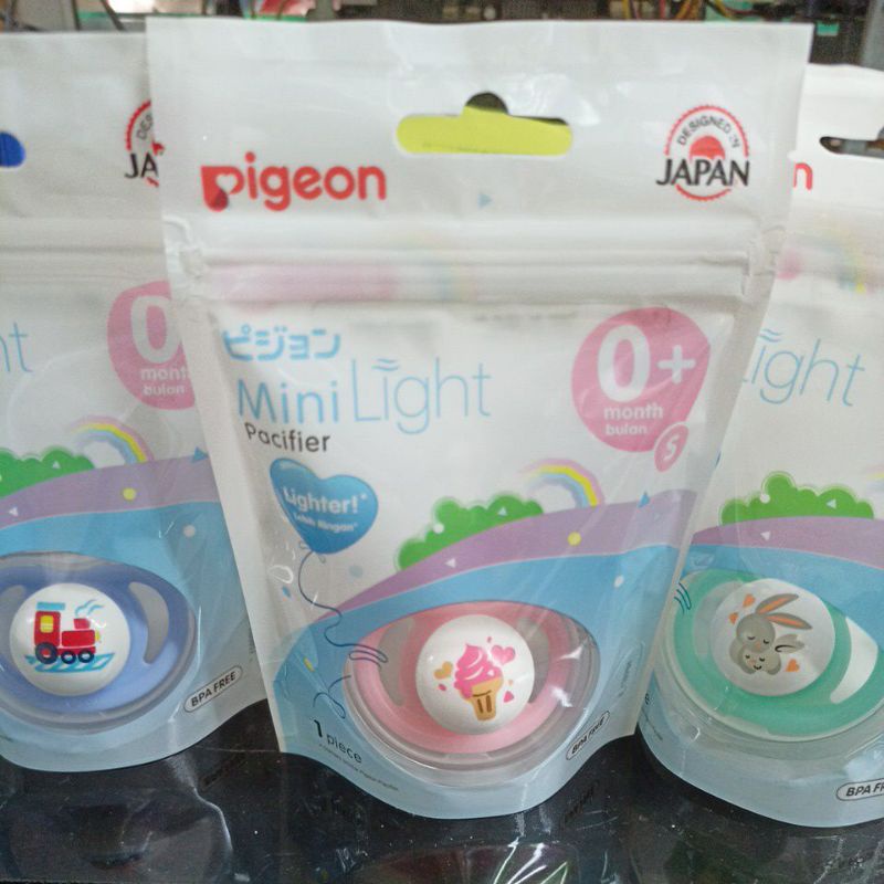 Pigeon mini light pacifier S empeng step 1