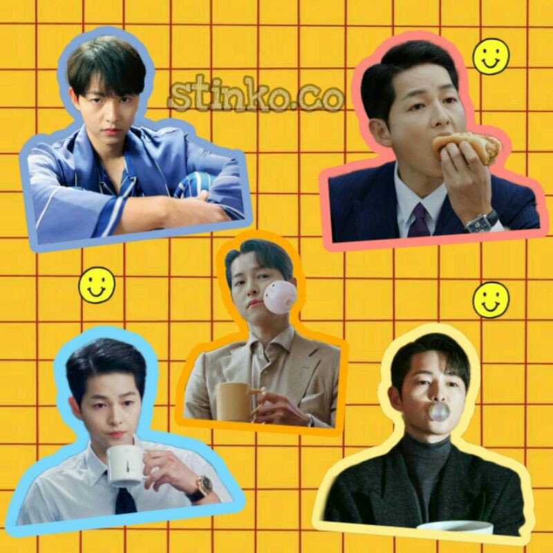 

[30PCS] STIKER SONG JOONG KI/VINCENZO UNTUK HELM/LAPTOP/LEMARI/JURNAL/CRAFT/DIY