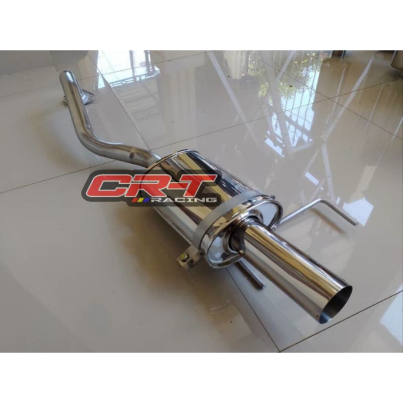 Knalpot racing honda jazz ge8 omega (bolt on)