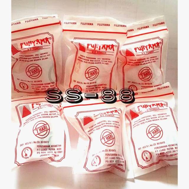 FUJIYAMA POWDER (Menghilangkan bau badan)