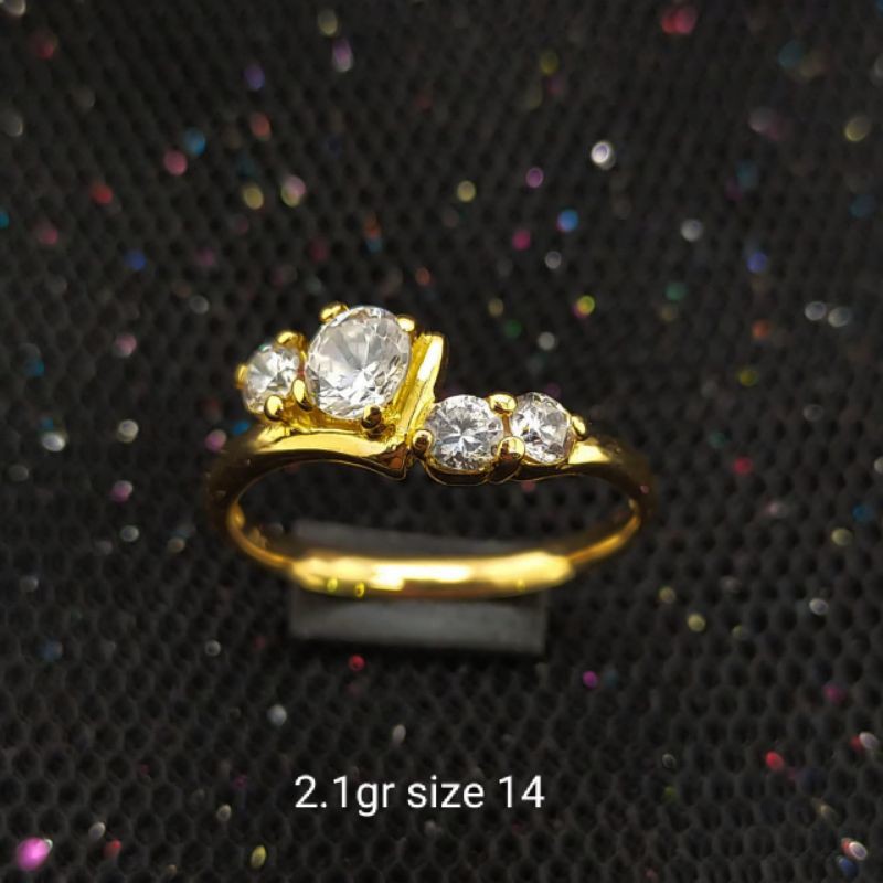 Cincin Emas 17 K - 2.1gr Kadar 750 - 2407