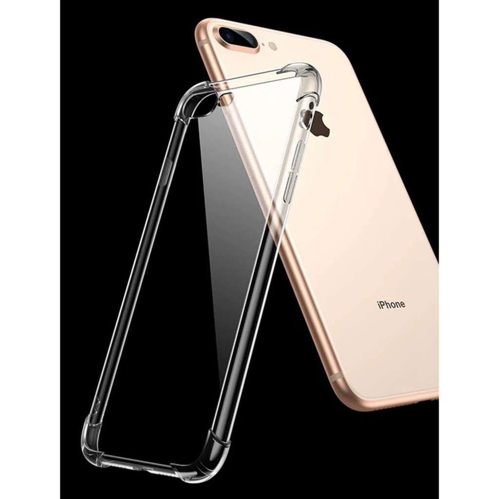 Casing Transparan untuk iPhone x / X / 6s / 7 / 7 / 8 / 6 Plus